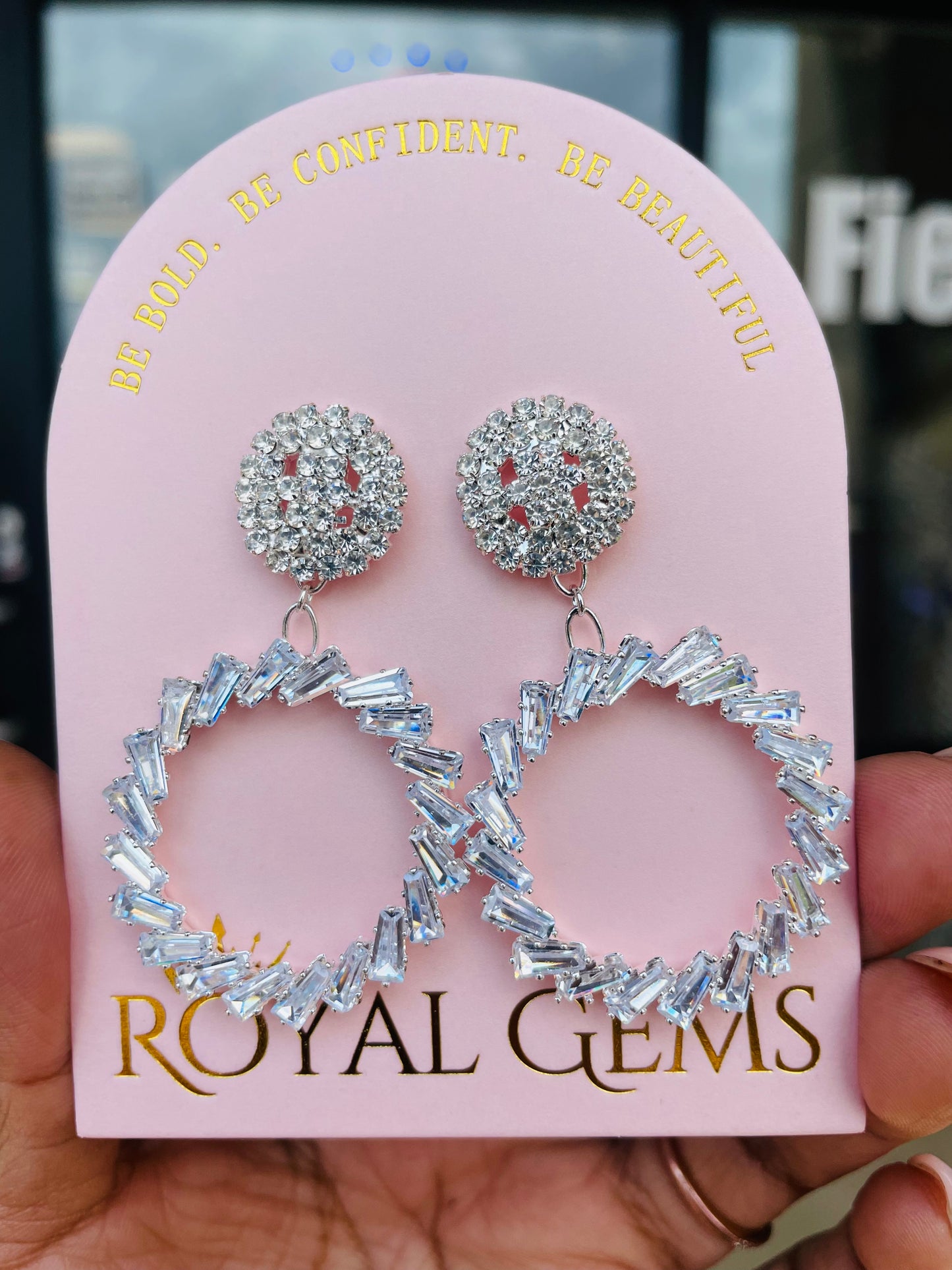 Hoop Dangle Earrings