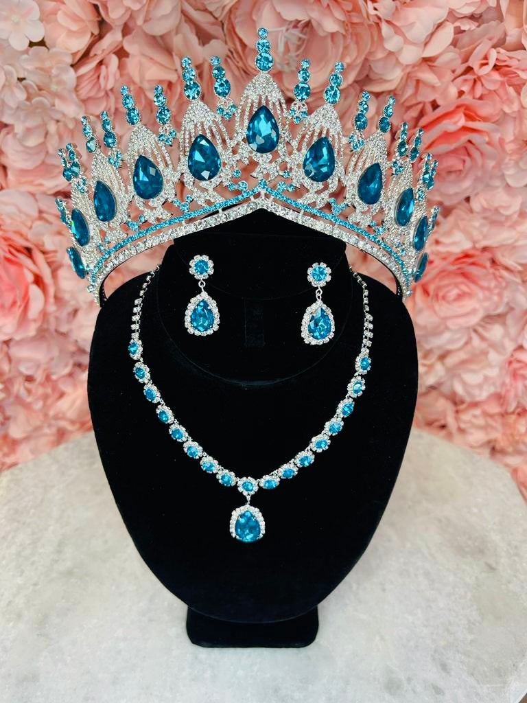 Teal Crown Set