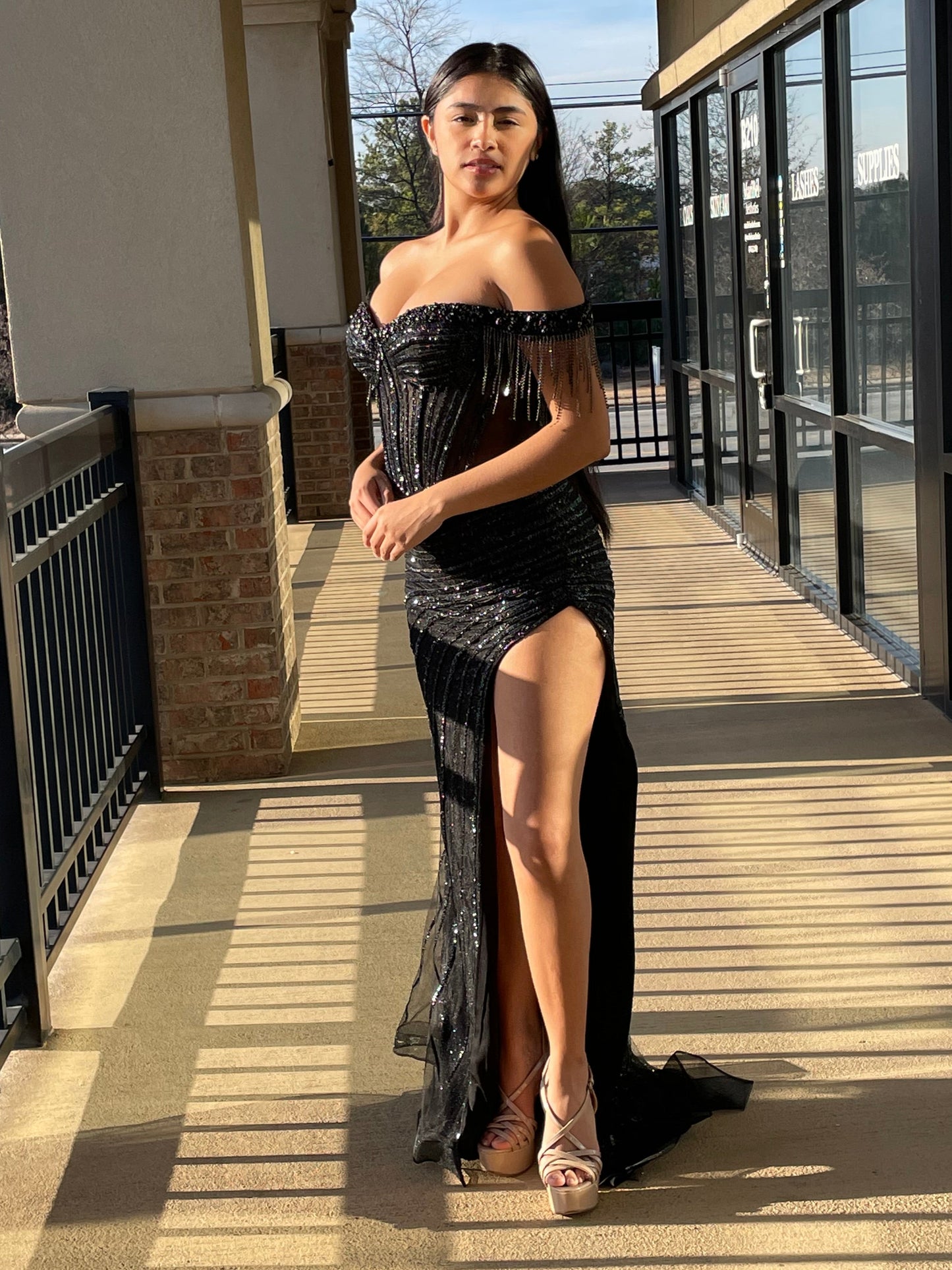 The Celeste Crystal Gown