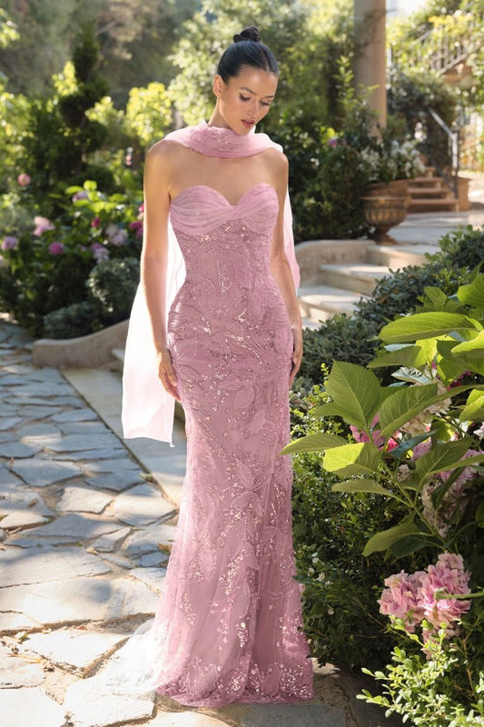 The Brenda Strapless Fitted Dress