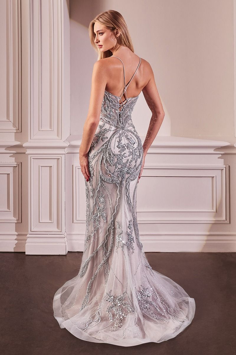The Anahi Pearl Embellished Gown