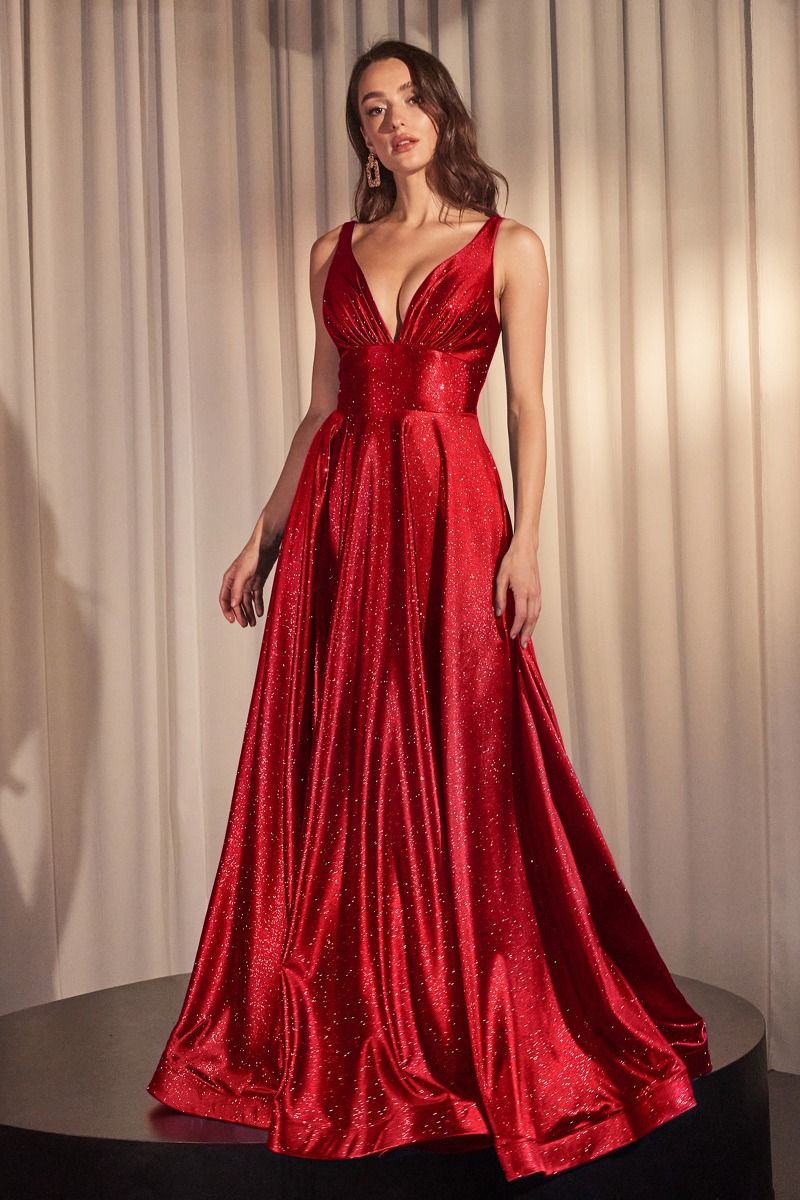 The Adella Glitter A-line Dress