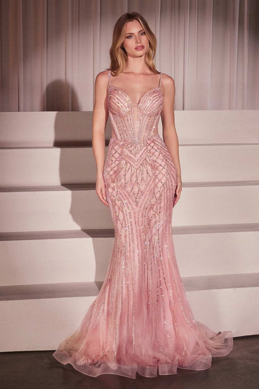 The Belinda Embellished Fit and Flare Dress