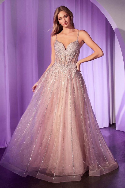 The Roselyn Crystal Embellished Tulle Dress