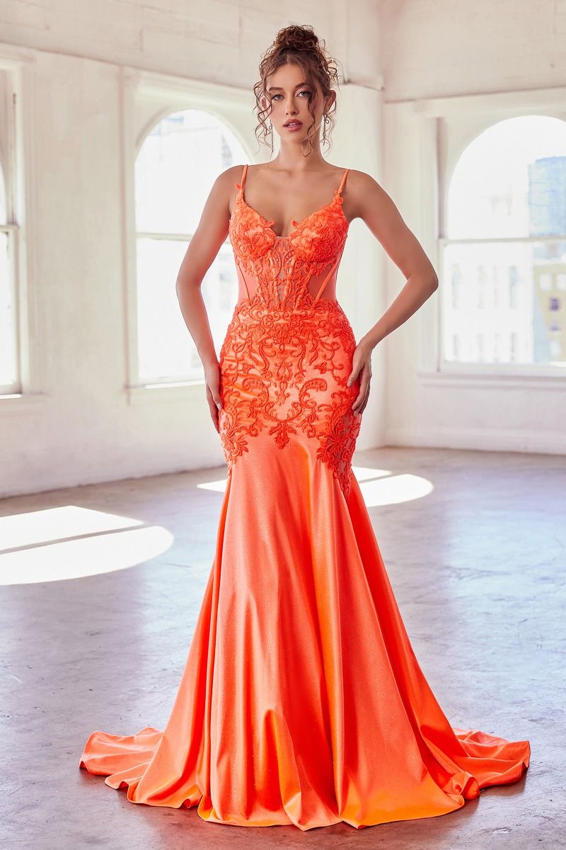 The Ellison Glitter and Lace Mermaid Gown