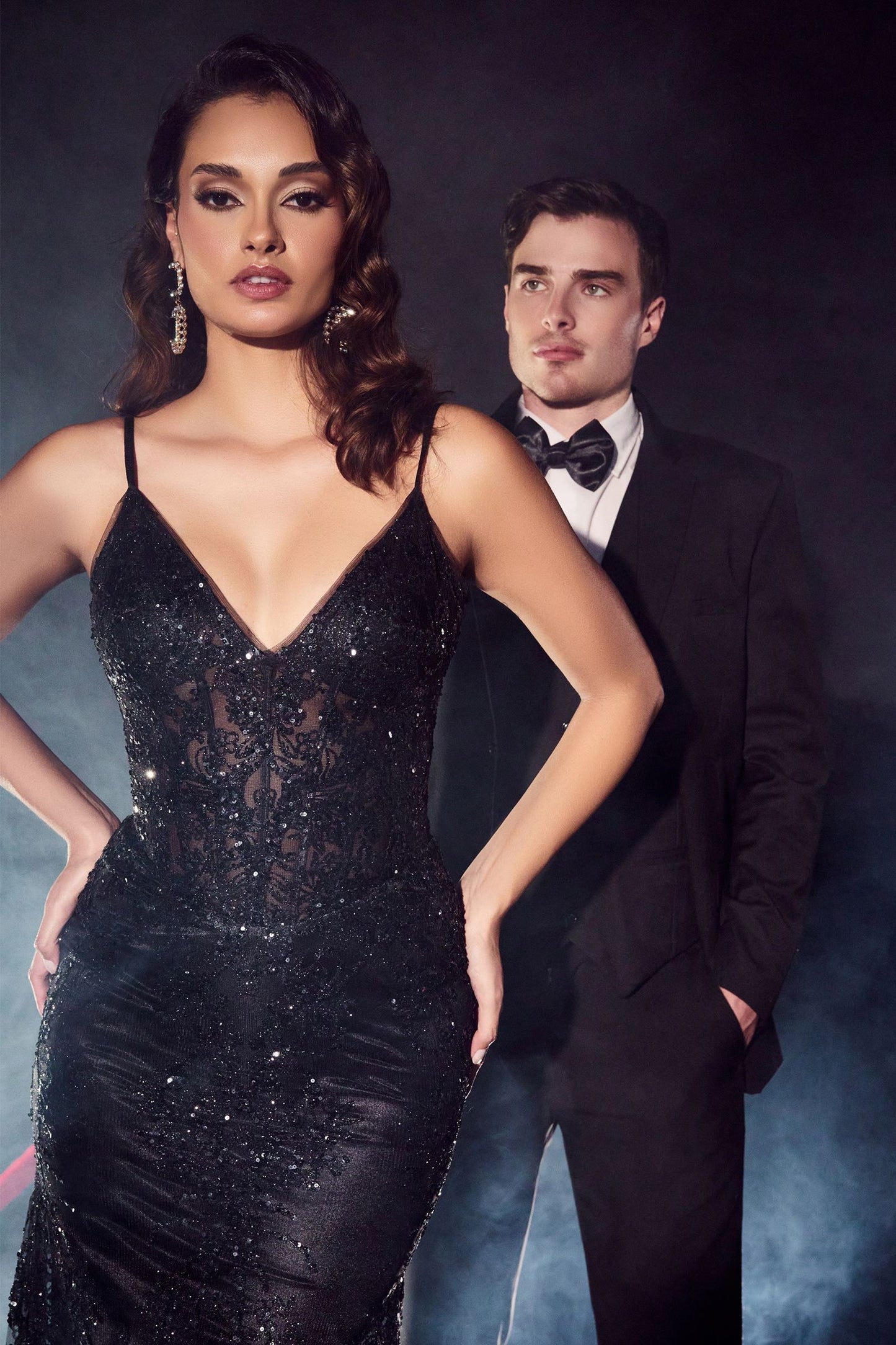 Julissa Sparkling Mermaid Evening Gown
