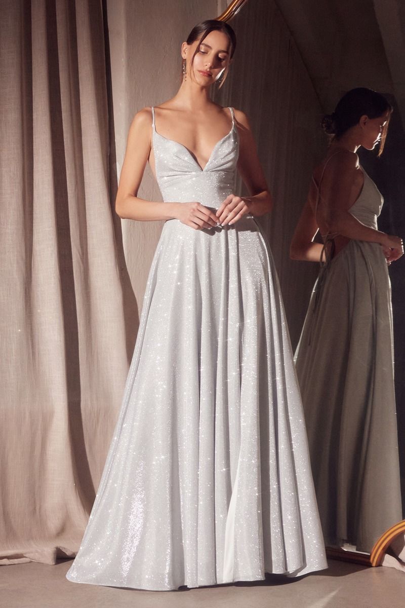 The Jaz A-line Open Back Dress