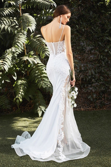 Katrina Lace Embroided Tulle Wedding Dress