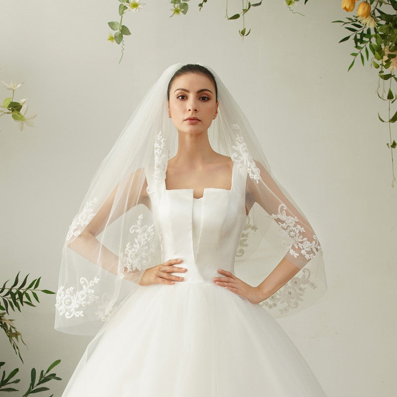 Lace Fingertip Wedding Veil