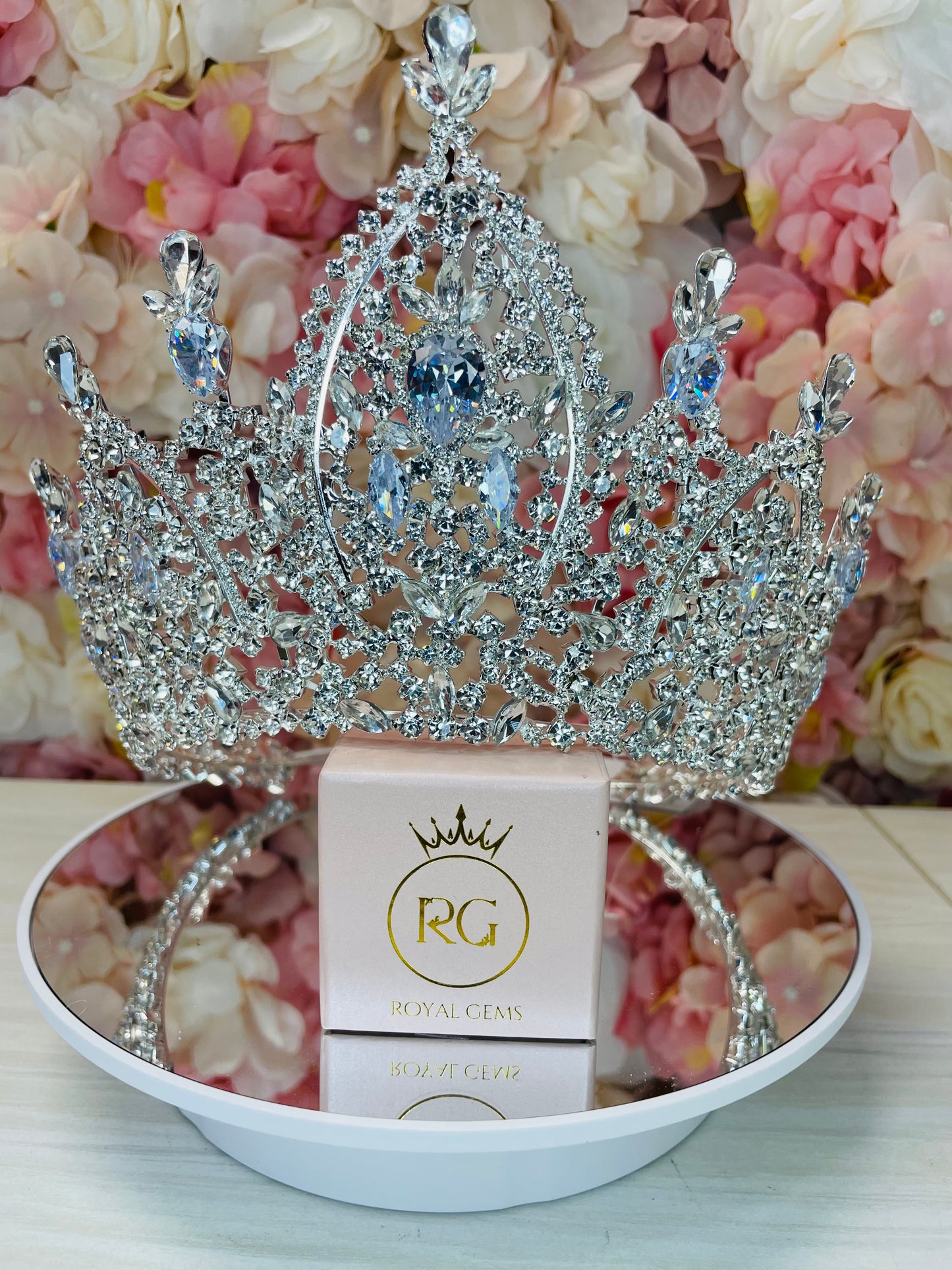 Tall Silver Quinceañera or Sweet 16 Crown