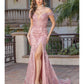 Anastasia Off the Shoulder Gown with Long Train