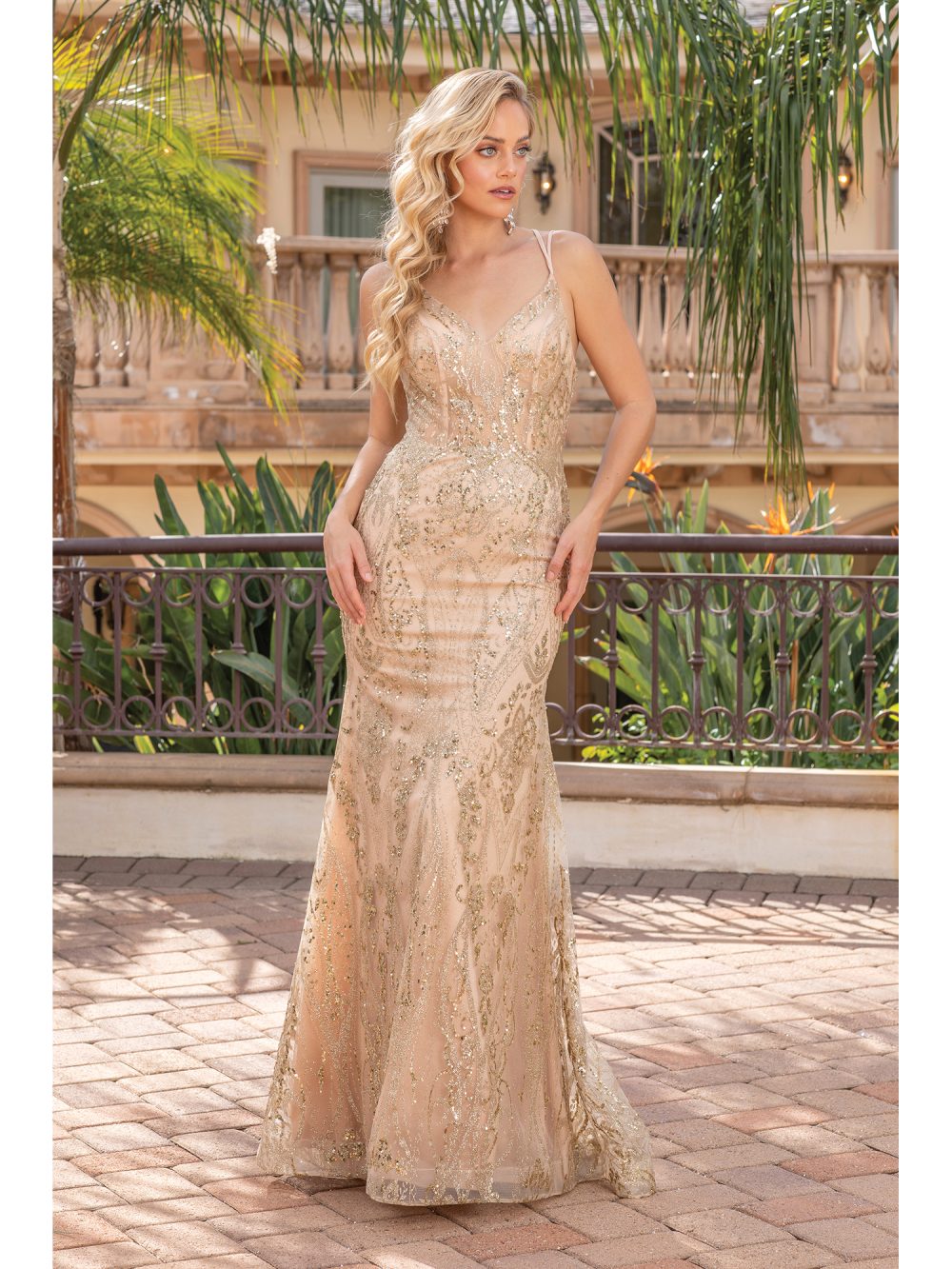 Ciara Sparkling Gown Sage / 3XL Ciara Sparkling Gown Sage / 3XL
