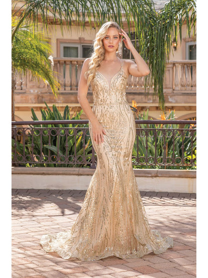 Aurora Sparkling Evening Gown