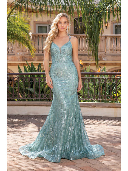 Aurora Sparkling Evening Gown