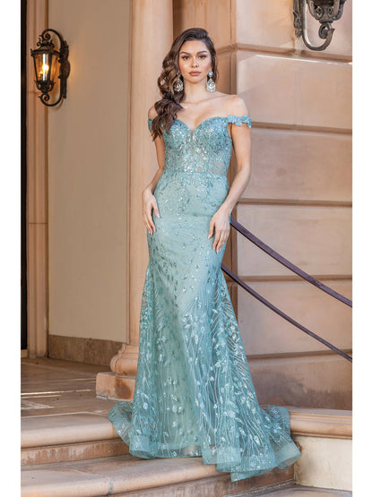 Georgina Sparkling Evening Gown