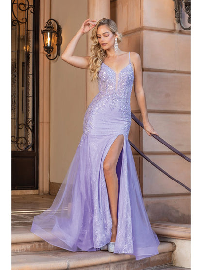 Maya Sequin Evening Gown