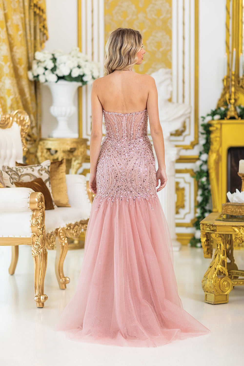 The Karim Sparkling Mermaid Gown