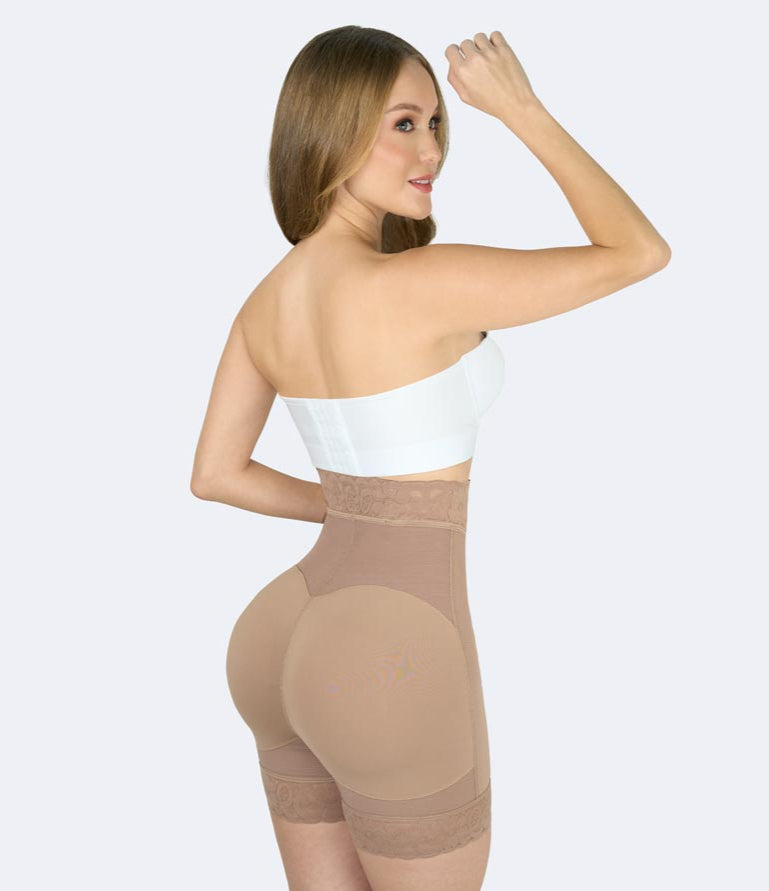 Butt Lifter Tummy Cottrol Long Shorts Colombian Faja