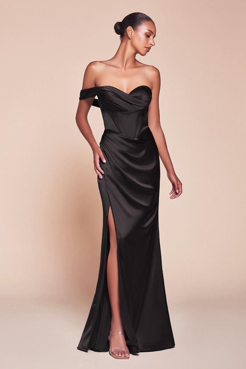 The Sabrina One Shoulder Corset Gown