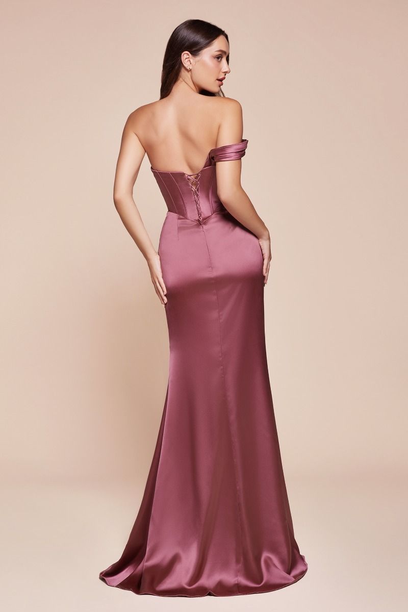 The Sabrina One Shoulder Corset Gown