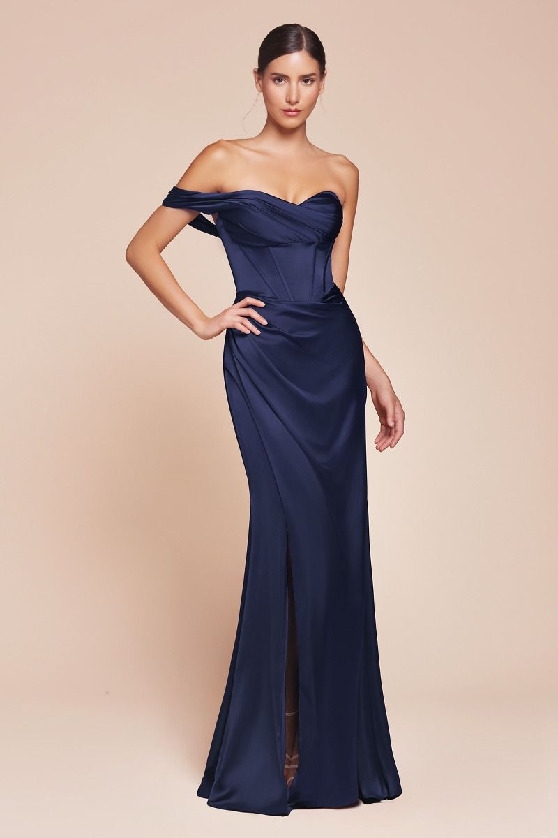 The Sabrina One Shoulder Corset Gown