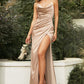 Fitted Satin Bridesmaids Dress
