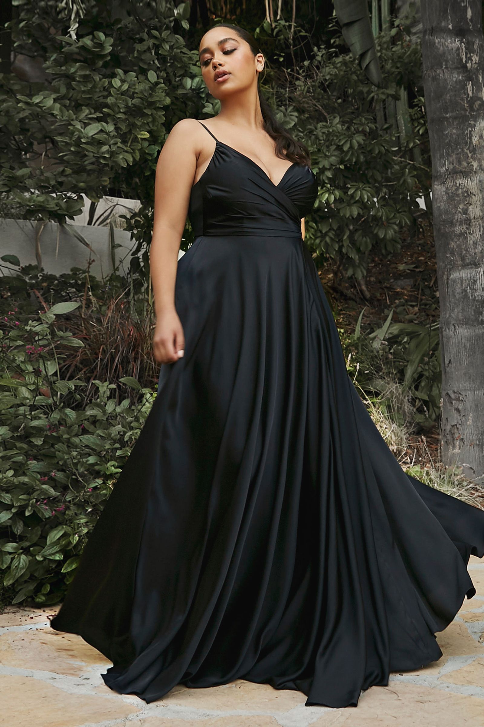 A-Line Soft Satin Sweetheart Bridesmaid Dress Black / 8