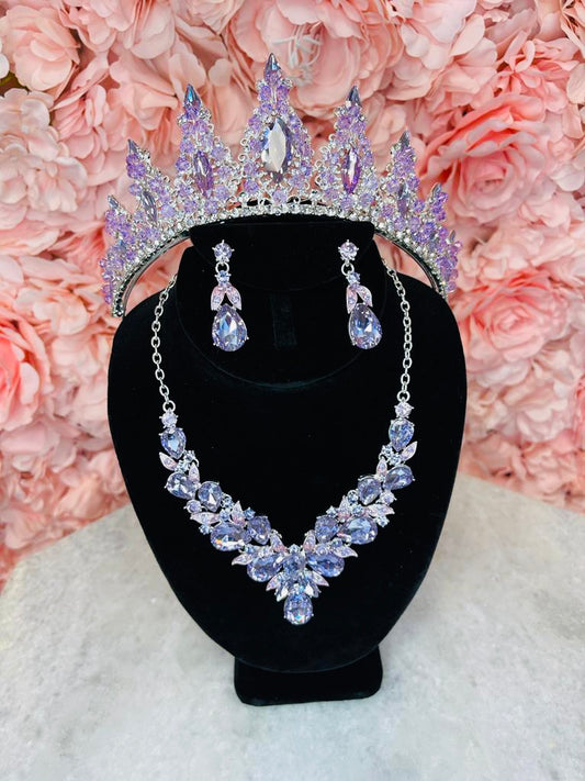 Lilac Crown Set