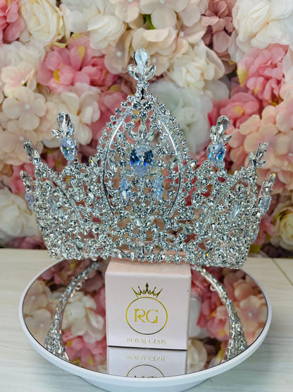 Tall Silver Quinceañera or Sweet 16 Crown