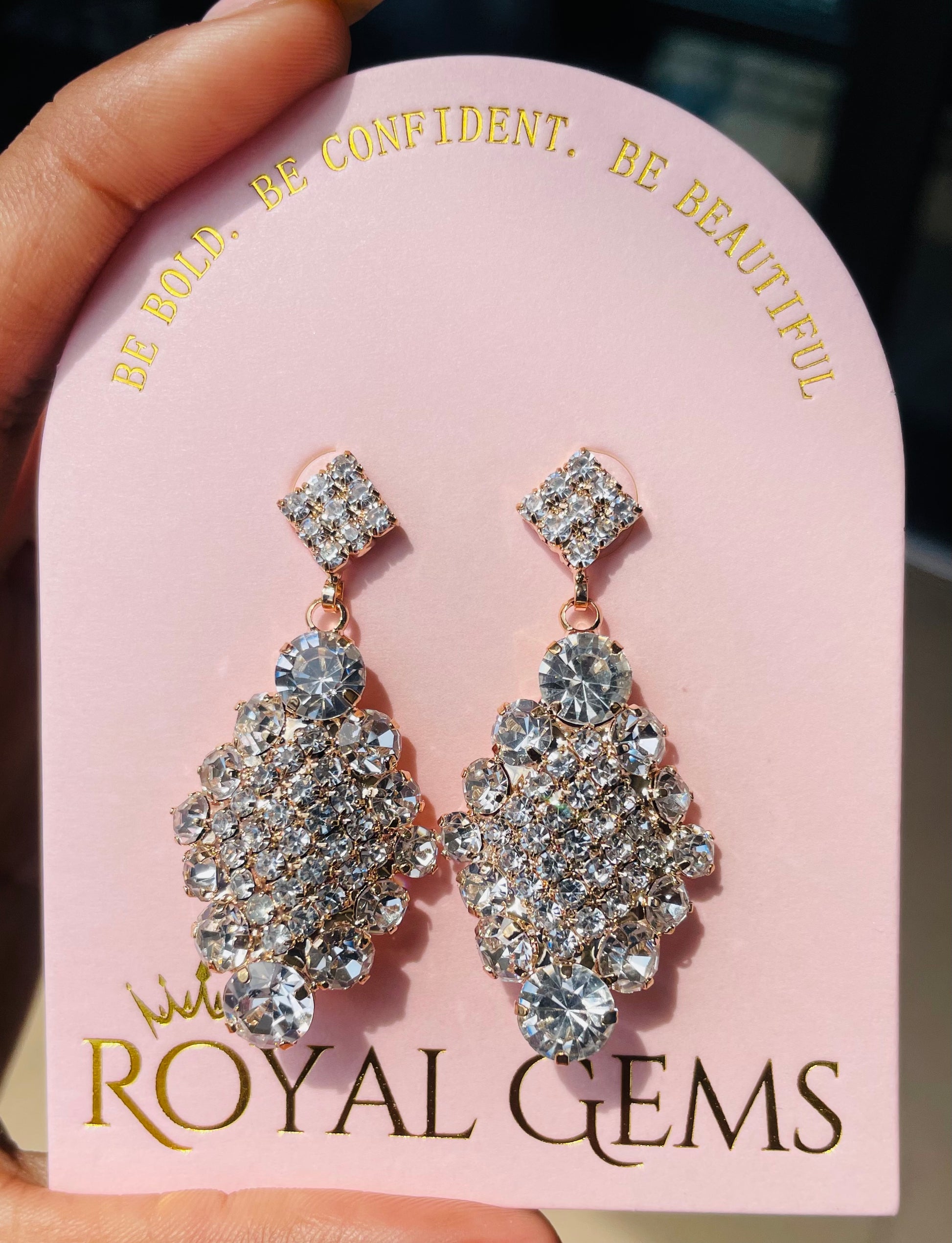 Gold with Silver Dangle Earrings Gold with Silver Dangle Earrings