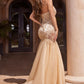 The Daisy Strapless Lace and Tulle Mermaid Gown