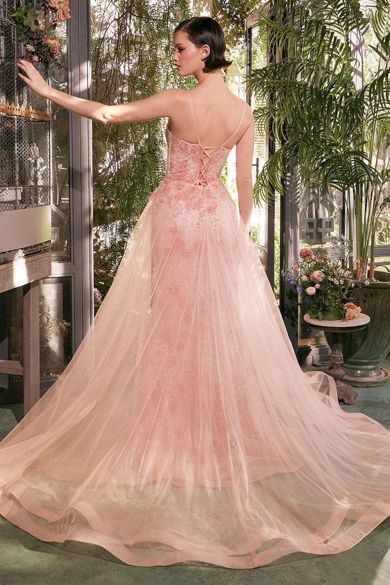 The Amelia Tulle Overskirt Gown