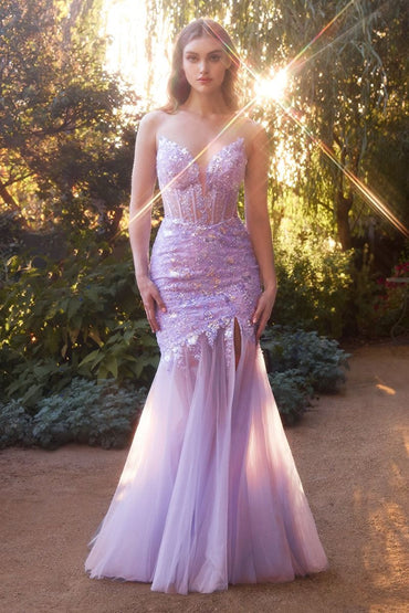 The Wendy Sequin Floral Mermaid Gown