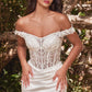 Reece Wedding Gown with Floral Appliques