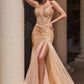 The Annalise Strapless Beaded Mermaid Gown