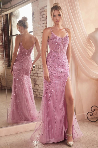 The Jenicka Sequin Fitted Gown