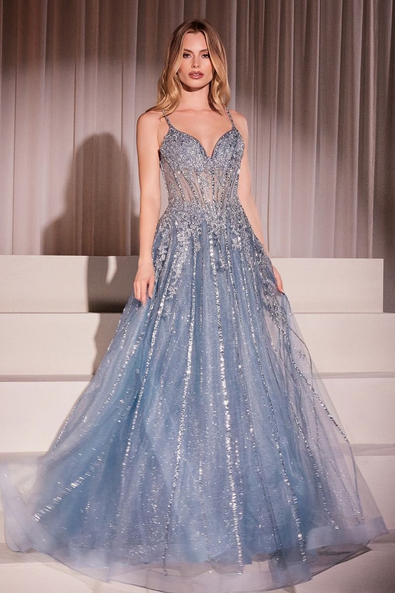 The Roselyn Crystal Embellished Tulle Dress Sage / 10 The Roselyn Crystal Embellished Tulle Dress Sage / 10