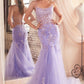 The Alyssa Embellished Pastel Mermaid Dress