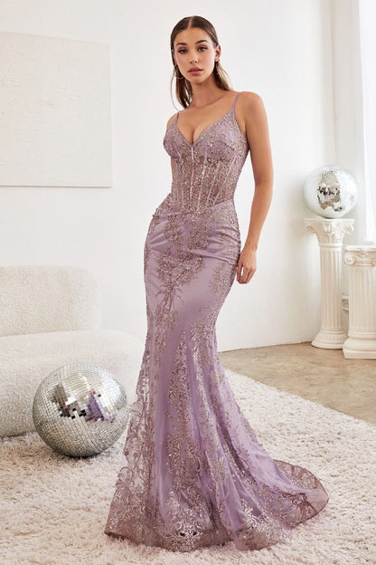 Julissa Sparkling Mermaid Evening Gown