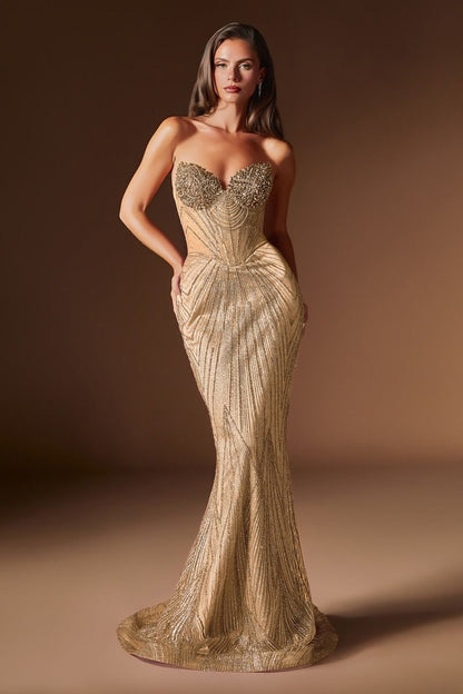 The Katrina Glitter Gown