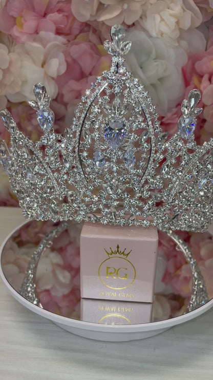 Tall Silver Quinceañera or Sweet 16 Crown