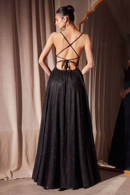 The Jaz A-line Open Back Dress