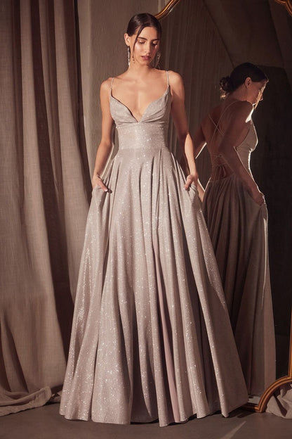 The Jaz A-line Open Back Dress
