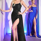 Hot Stone Draped Gown