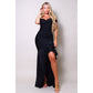 Black Maxi Dress, Formal Gown, Black tie dress